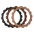 Прорезыватели Mushie Flower Bracelet 3 штуки Black Caramel Natural Bibs 2600282